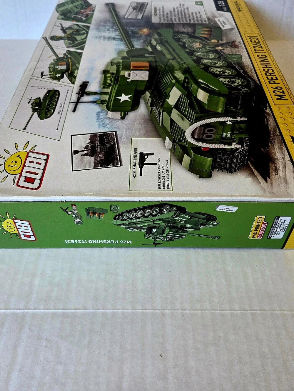 Cobi M26 Pershing Tank Historical Collection WWII 2564 Block Model 904 Piece NIB